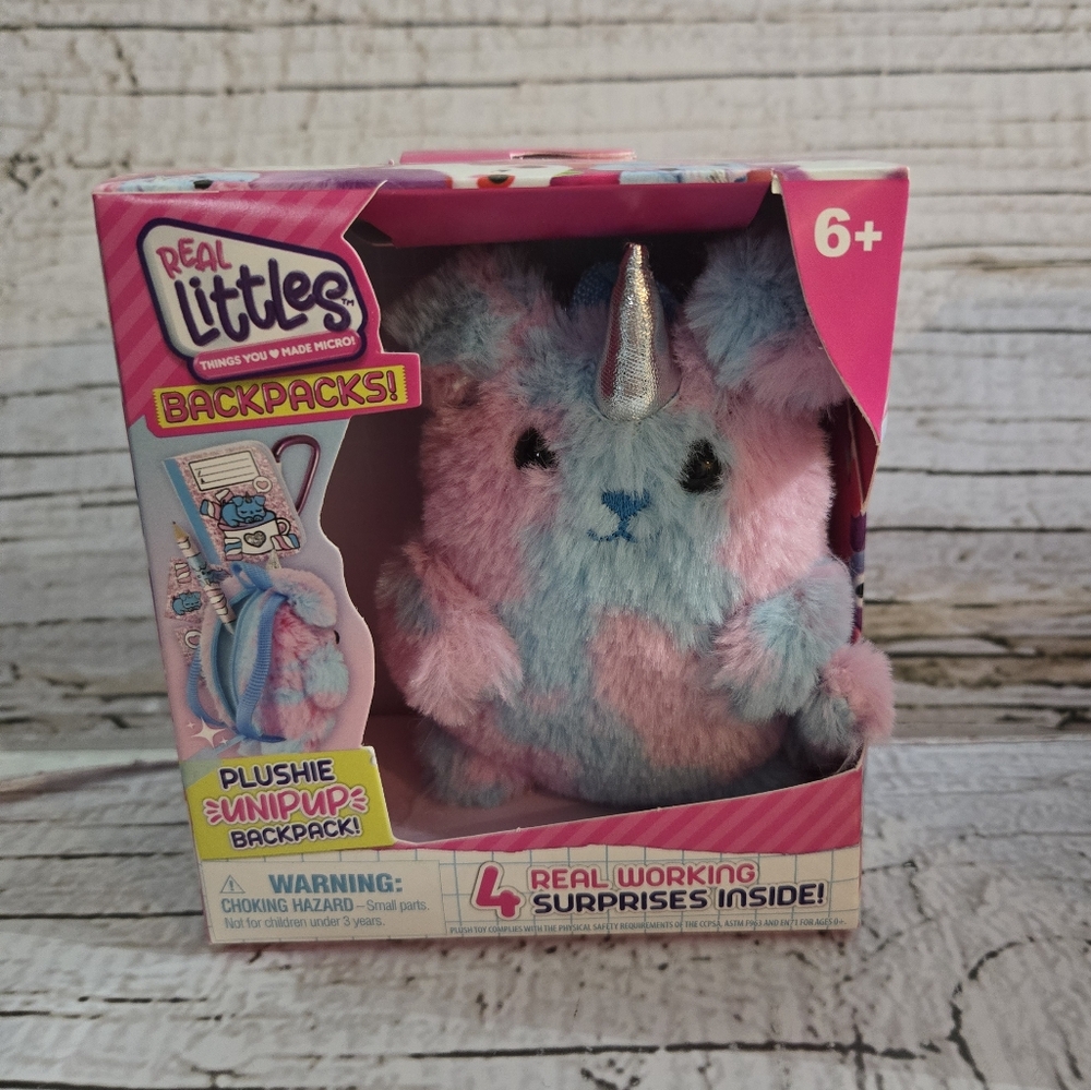 Real Littles Backpacks: Plushie Unipup Backpack with 4 Surprises